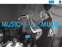 Tablet Screenshot of musicmakesmusic.org